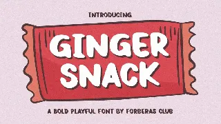 Ginger Snack font