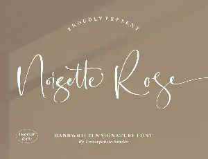 Noisette Rose Handwritten Font