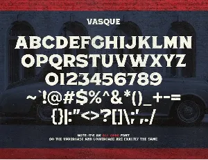 Vasque - Vintage Display Fonts