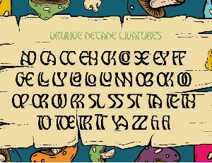 Grunge Decade font