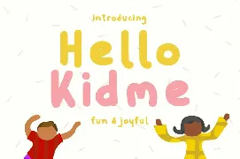 Hello Kidme - Childrens Handwritten Font