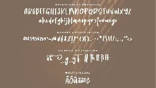 Billie | Handdraw Font