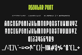 Jopersag - Sport Font