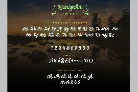 Kanigara - Monoline Font