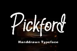 Pickford Hand-drawn Font