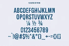 Trigar Rough Sans Serif Display Font