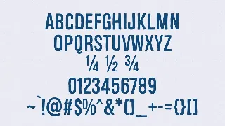 Trigar Rough Sans Serif Display Font