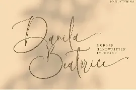 Danila Beatrrice font