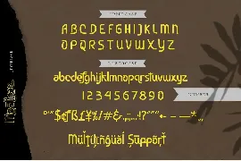 Mocthae font