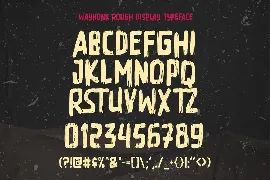 Wayhonk - Rough Display Typeface font