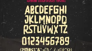 Wayhonk - Rough Display Typeface font