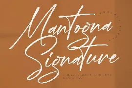 Mantogna Signature Font