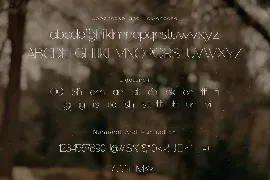 Shepia font