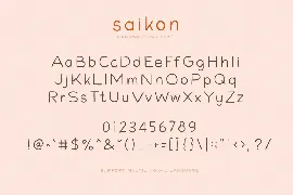 Saikon - Handwriting Sans Font