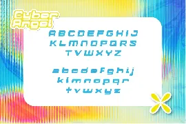 Cyber Angel Y2K Display font