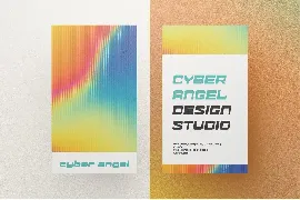 Cyber Angel Y2K Display font