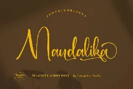 Mandalika Script Font