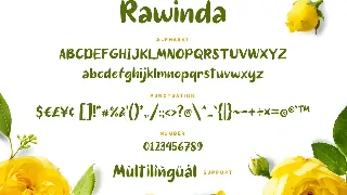 Rawinda Font