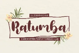 Ratumba font