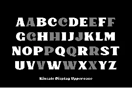 Kinsale Display font