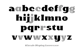 Kinsale Display font