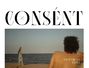 Consent - Editorial Serif Font