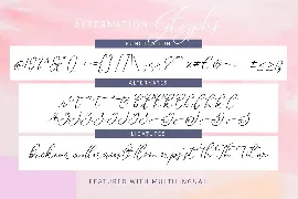 Alternation | Modern Calligraphy Script Font