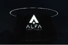 Alfa - Minimal Science Font