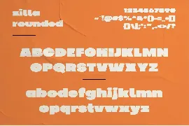 Zilla - Chunky Display font