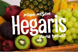 Hegaris - Playful Typeface font