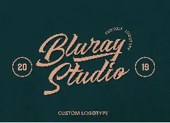 Backend Script Font