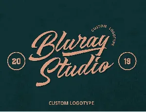 Backend Script Font