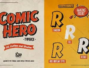 Comic Hero font