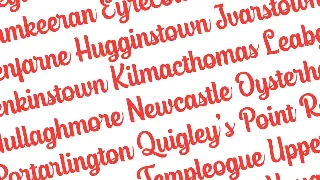 Glasgow Script font