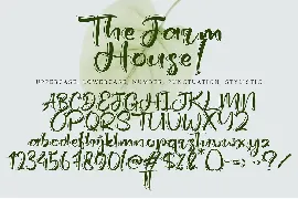 The Farm House font