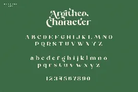 Argithea | Modern Serif Font