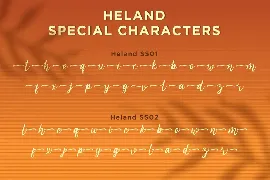 Heland - Display Script Font