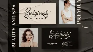 Belistaria Signature Monoline Font