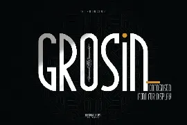 Grosin font