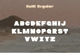 Kulfi - Jolly Display font