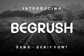 Begrush Font