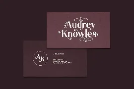 Burgundy - Curly Sans Serif font