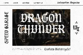 Calvent - Modern Blackletter Font