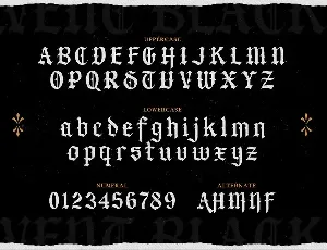 Calvent - Modern Blackletter Font