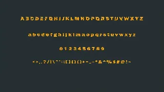 Maradysca font