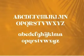 Antigua - Tropical Display font