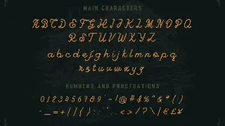 Goodline Rough font