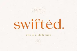 Swifted - Chic & Stylish Sans font