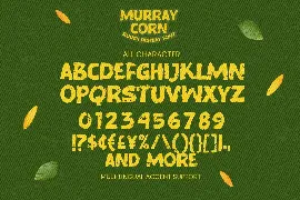 Murray Corn - Rough Display Font