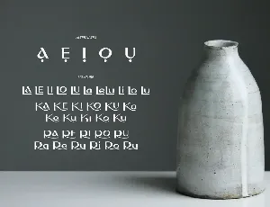 KAIVALYA - Cultural Type font